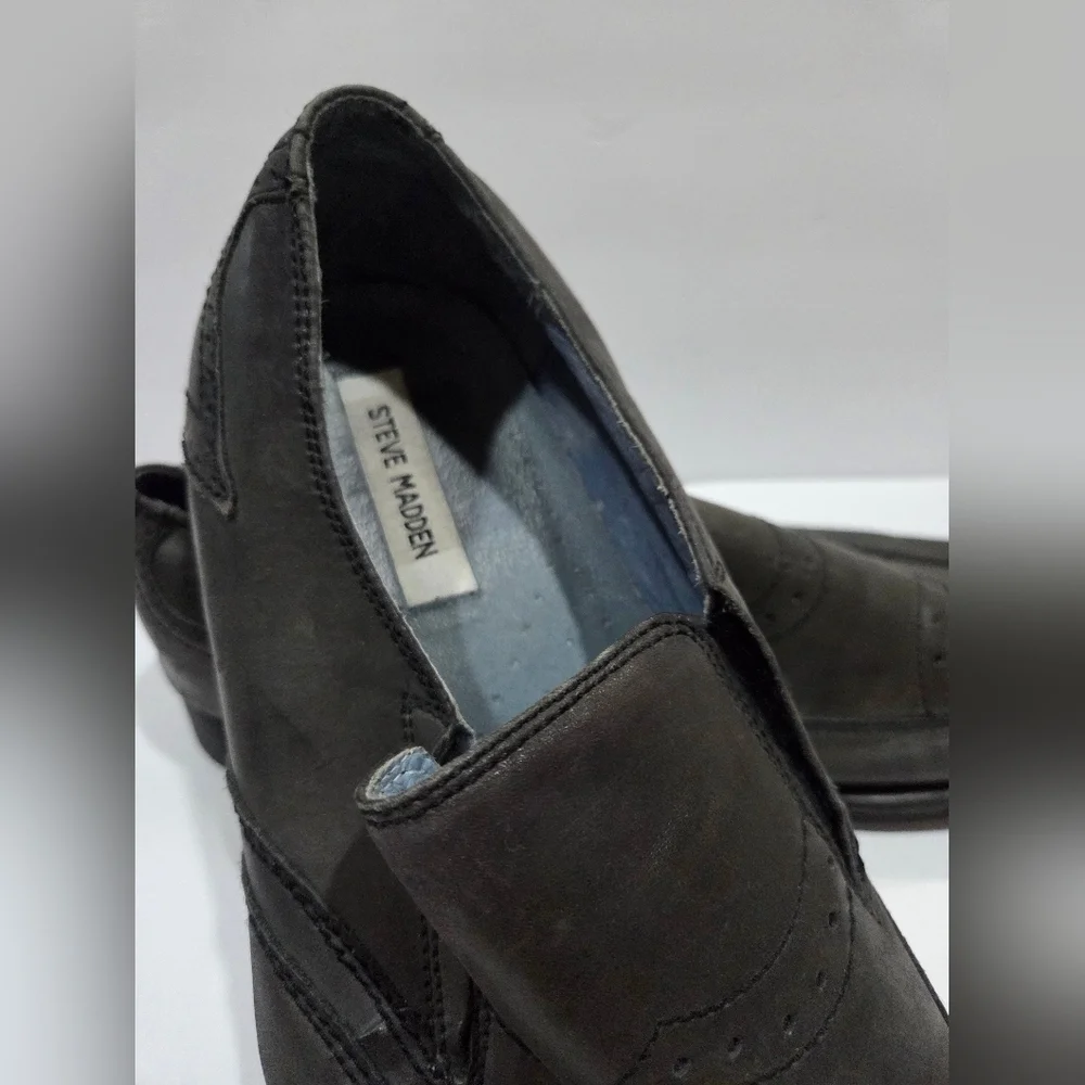 Steve Madden Dark Gray Men's Loafers Sz.13